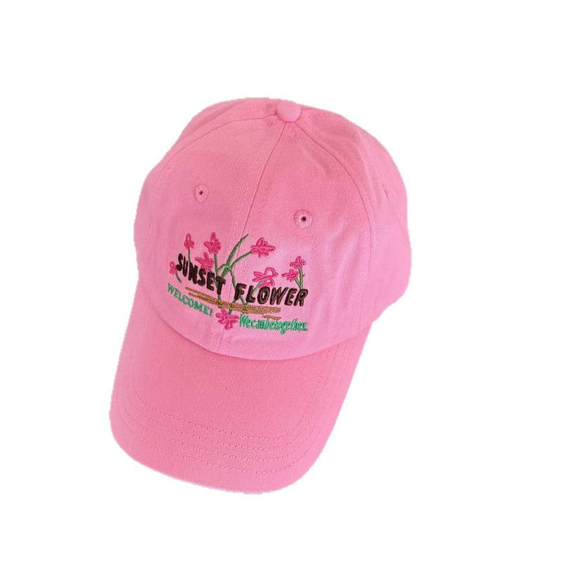 Kvinnebrodert blomster baseball cap Skanto