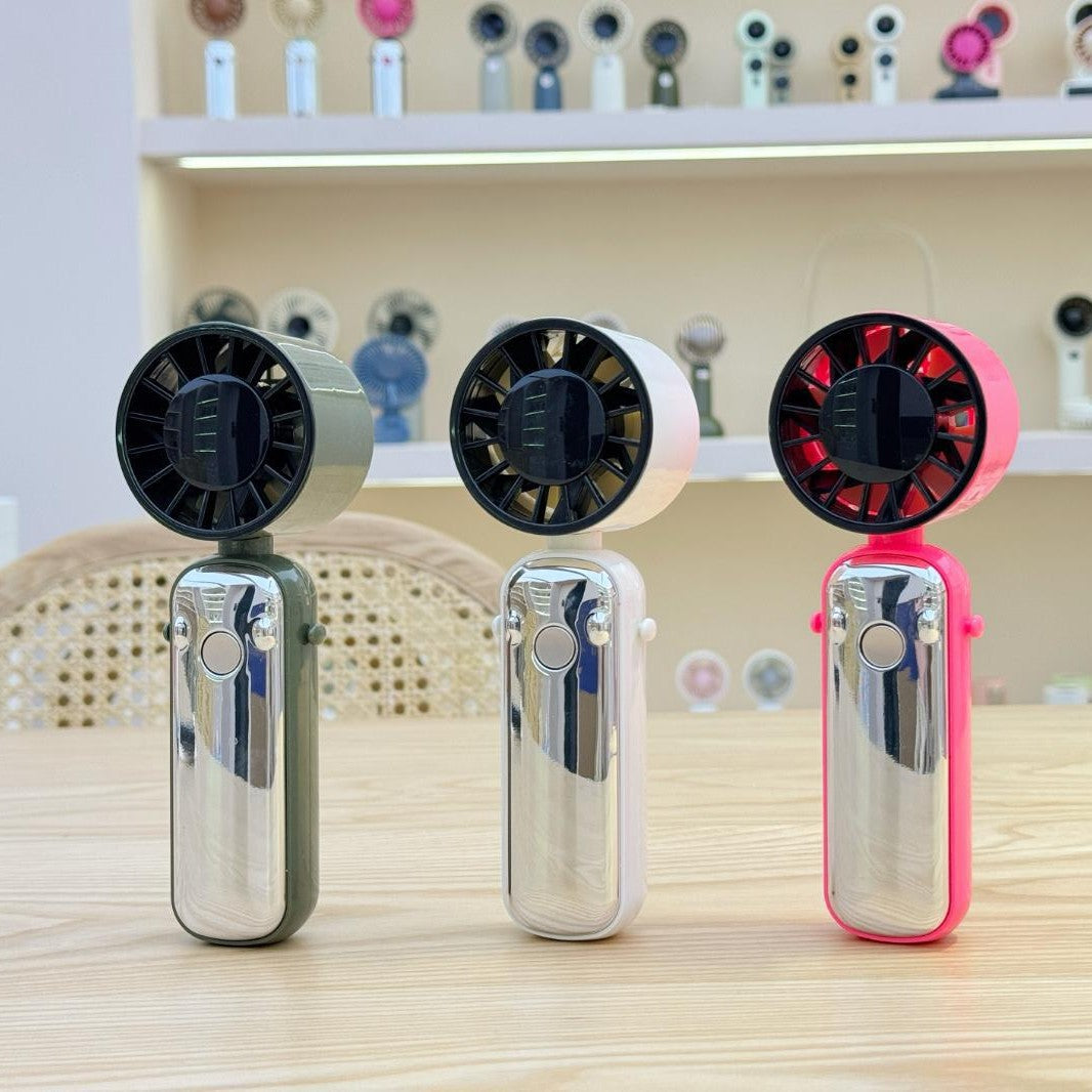 Unisex Bærbar Håndvifte med kraftig batteri og kompakt design Skanto