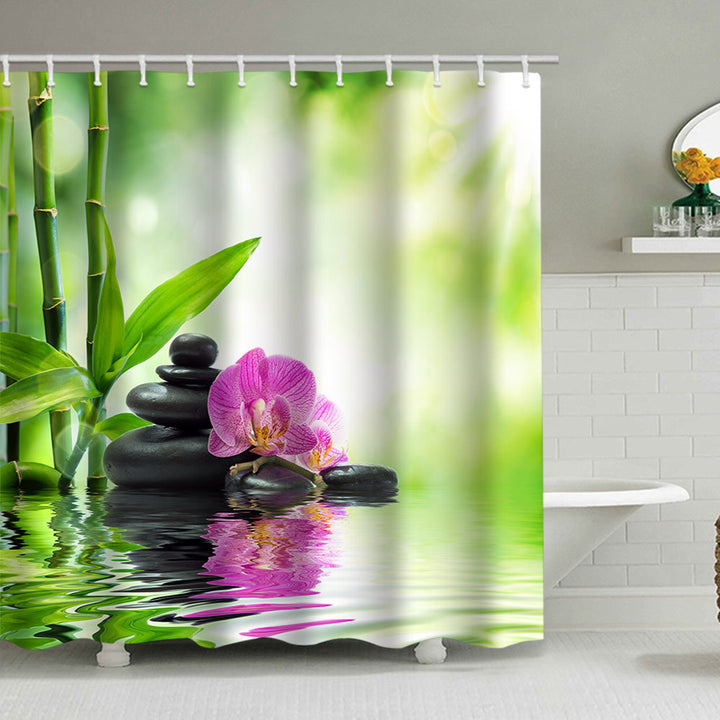 Tranquil Zen Nature Dusjforheng Skanto