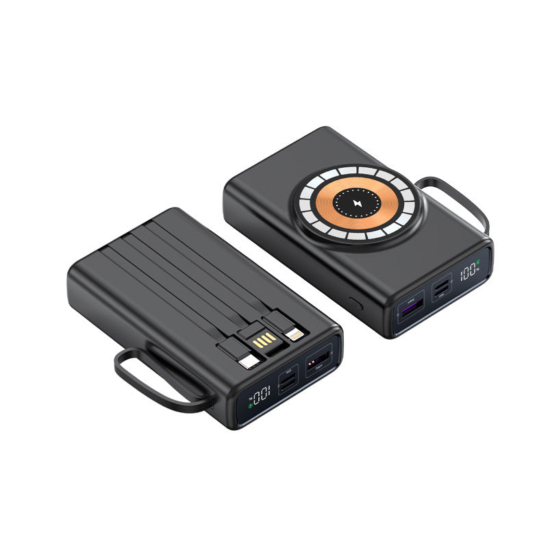 Multifunksjonell powerbank med induktiv ladefunksjon Skanto