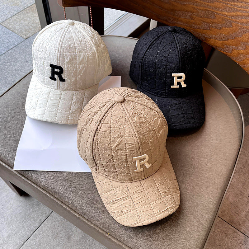 Kvinne Contemporary Teksturert Design Baseball Cap Skanto