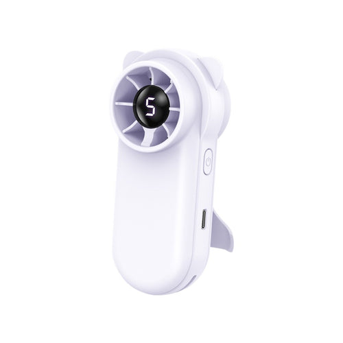 Unisex Bærbar Mini-vifte med LED-skjerm Skanto