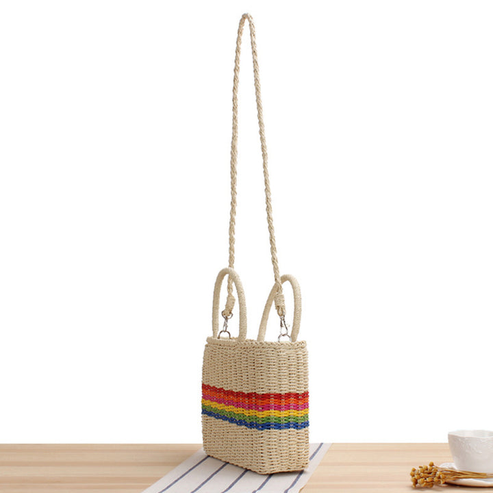 Colorful Basket Bag with Unique Details Skanto