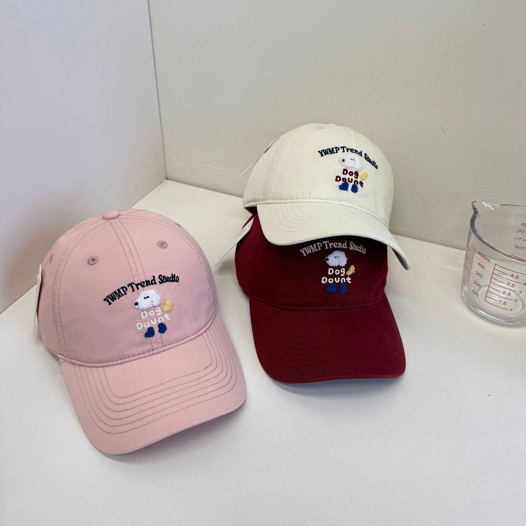 Unisex Brodert Hundetema Baseball Caps Skanto