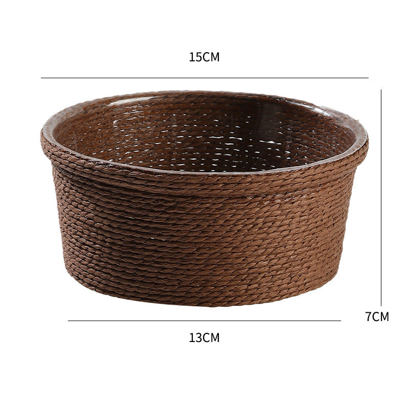 Dekorativ Woven Plantekrukke Skanto