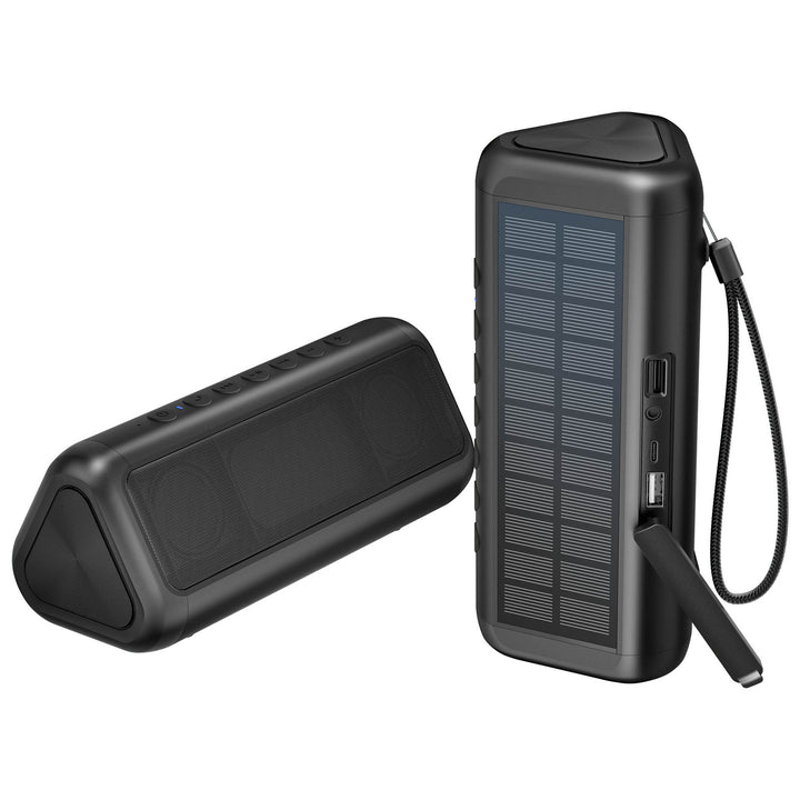 Bærbar Bluetooth-høyttaler med solcellelading Skanto