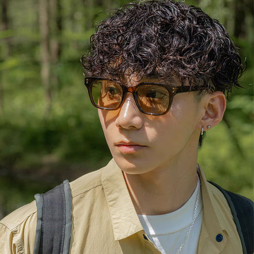 Men's Retro Square Sunglasses Skanto