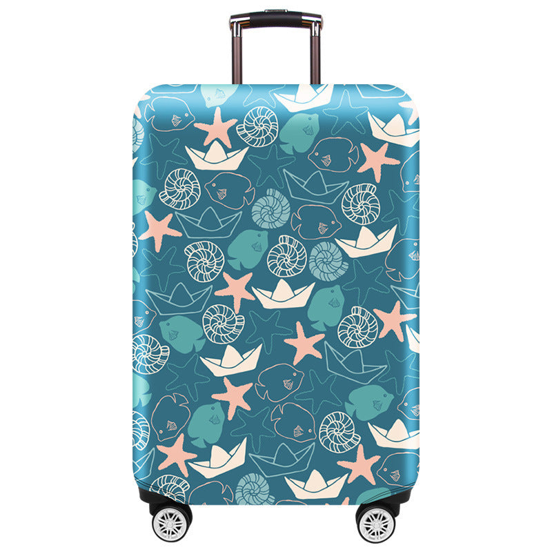 Dame Hardshell koffert med maritimt motiv Skanto