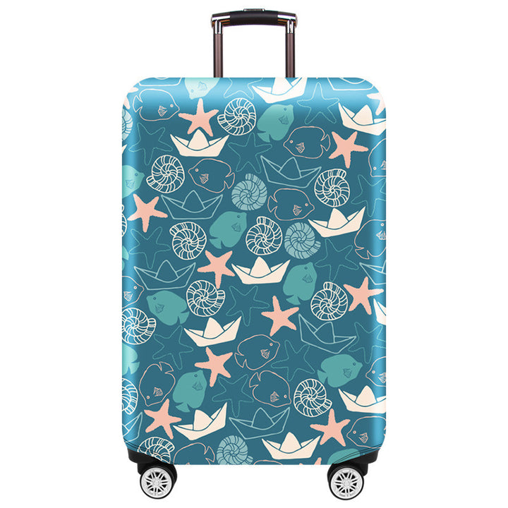Dame Hardshell koffert med maritimt motiv Skanto