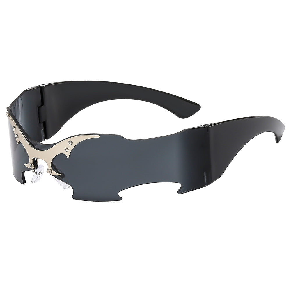 Dame futuristisk sportssolbrille Skanto