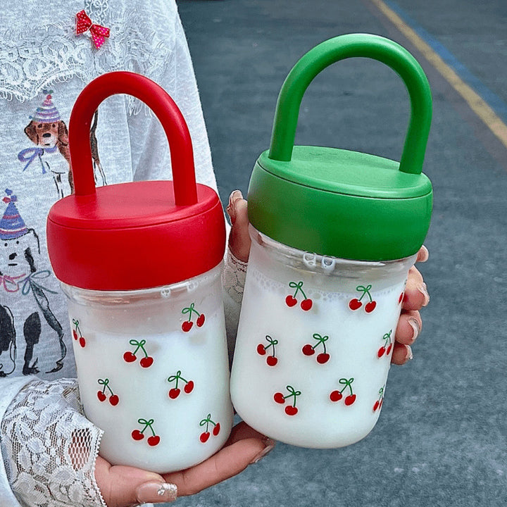 Damen umweltfreundliche Trinkflasche mit praktischem Tragegriff Skanto