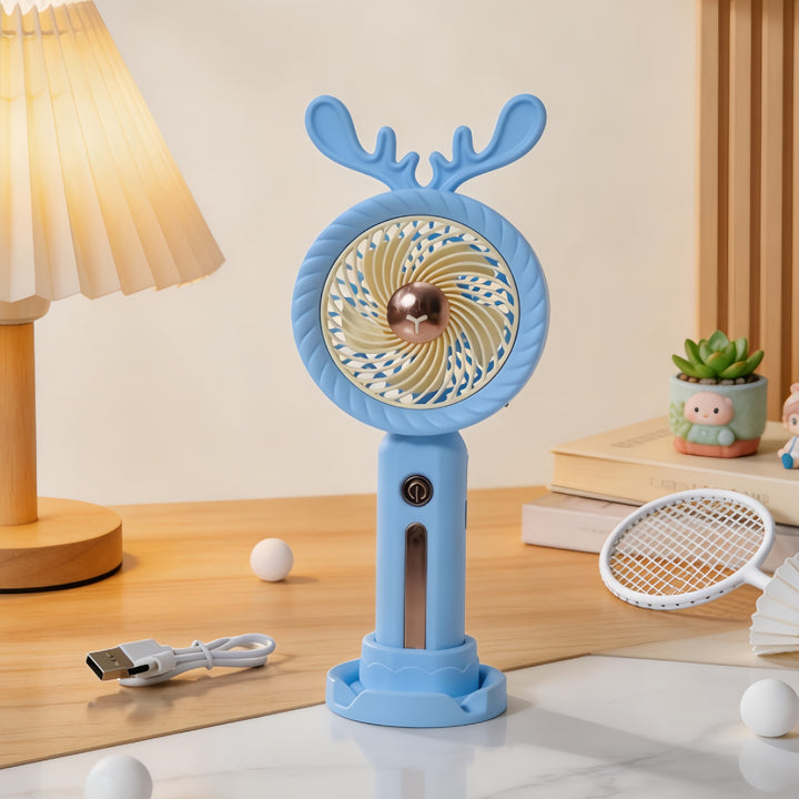Dame Bærbar Håndvifte med kreativt Gevir-Design Skanto