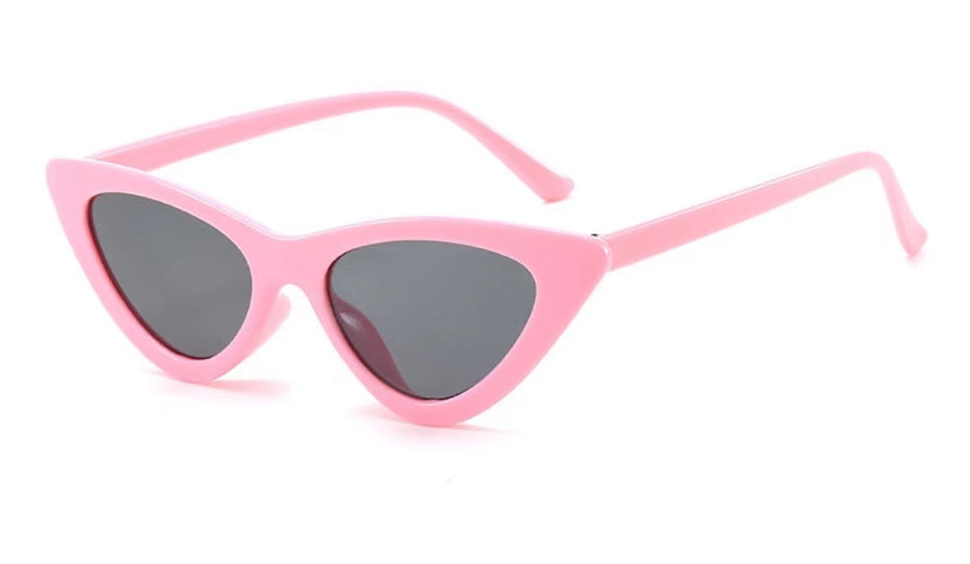 Dame Cat-Eye solbriller med elegant skjellmønster Skanto