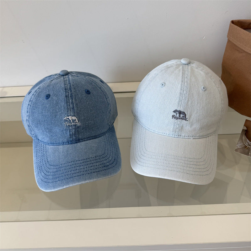 Kvinners klassiske denim baseball caps Skanto