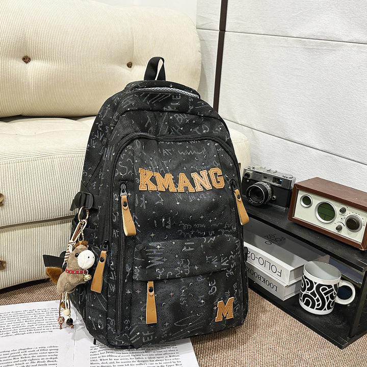 Casual Canvas Skole Ryggsekk Skanto