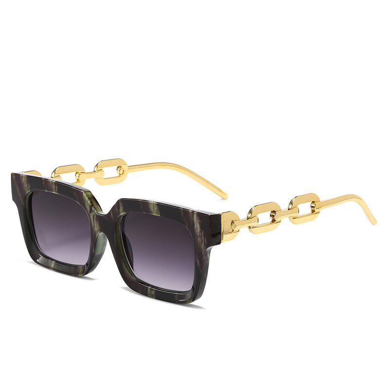 Dame moteriss solbrille med unikt kjedeelement Skanto