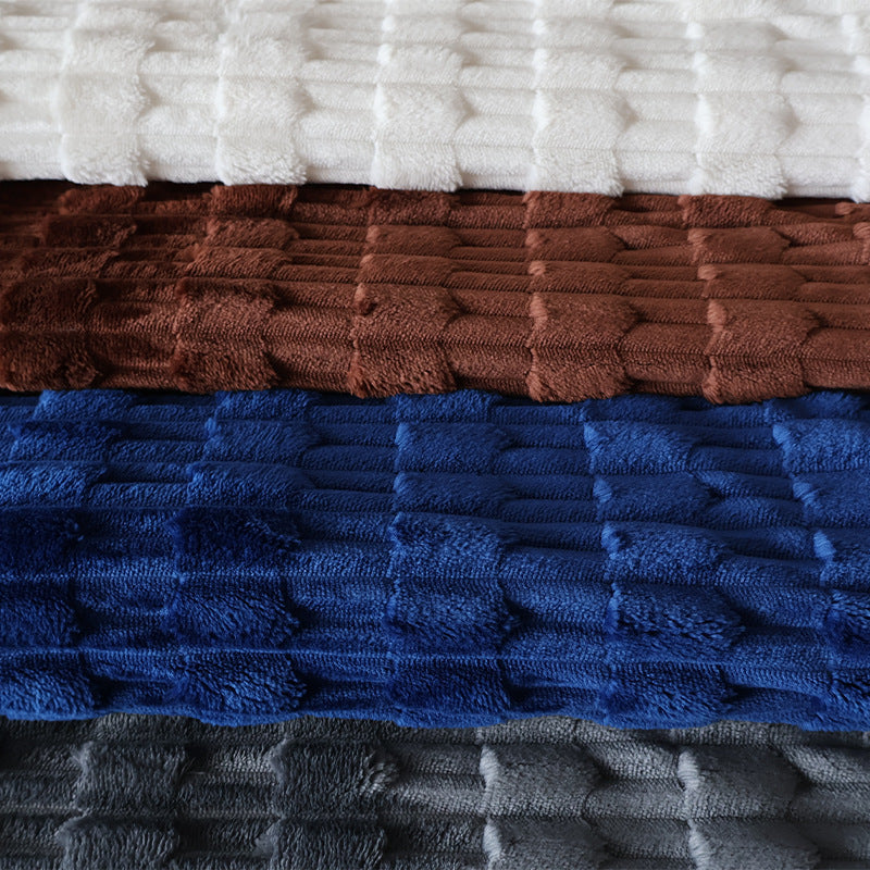 Dame Koselig Struktur-Fleece-Teppe Skanto