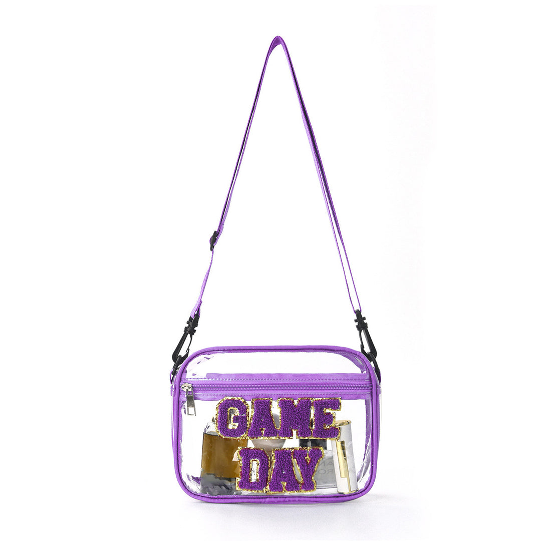 Sporty crossover bag with transparent front Skanto