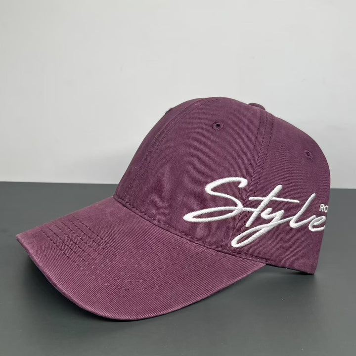 Unisex Signature Script Baseball Cap Skanto