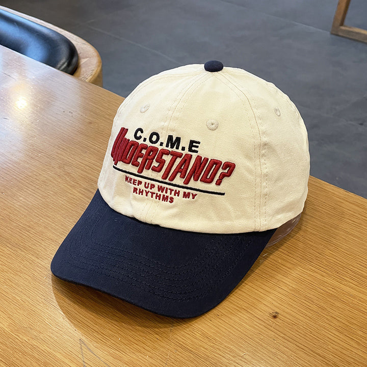 Unisex Casual Teksturerte Caps med Leken Broderi Skanto