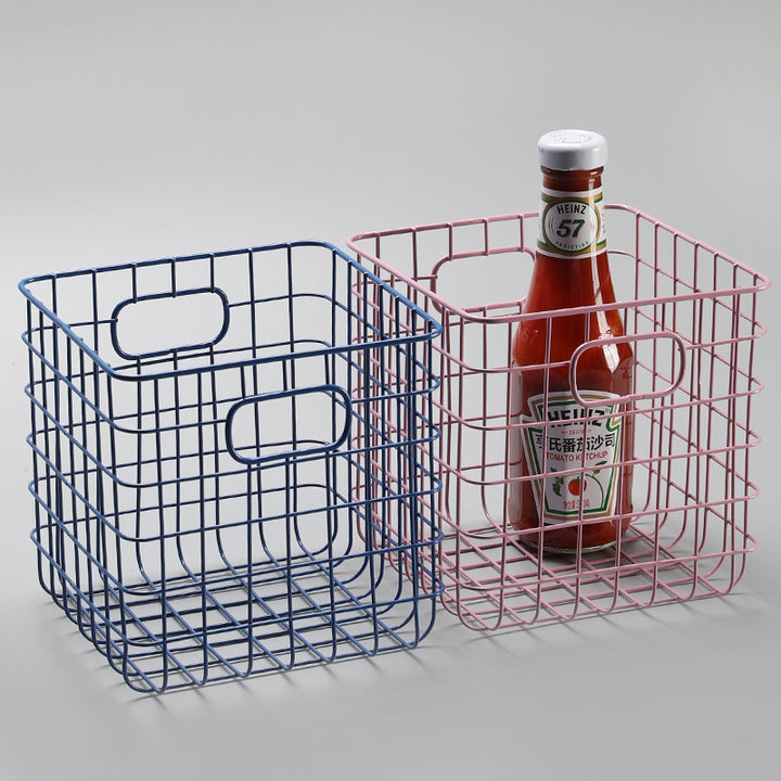 Unisex trådinndelingskurv med ergonomiske håndtak Skanto