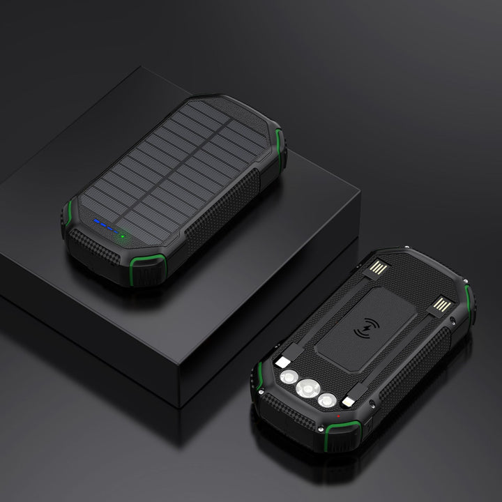 Robust og Bærbar Solarlader-Powerbank Skanto