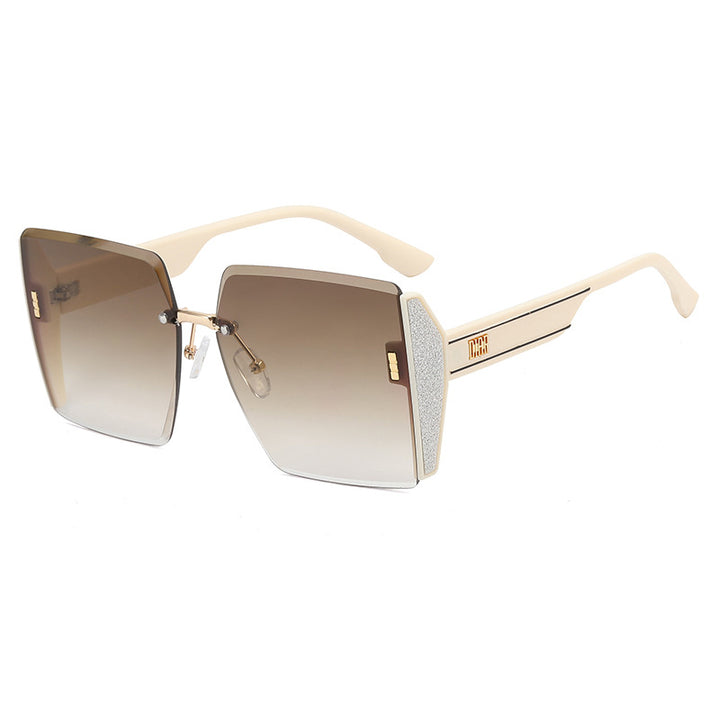 Dame Oversized Glamour Solbrille Skanto