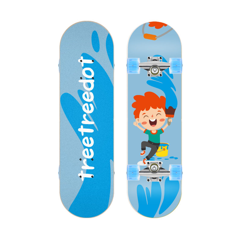 Unicorn-tema nybegynner skateboard Skanto