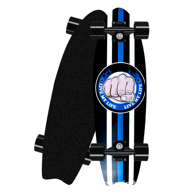 Surf-Inspirert Mini Cruiser Skateboard Skanto
