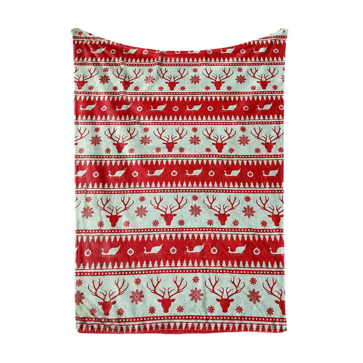 Dame juleserviett med festlig tre- og gave-design Skanto