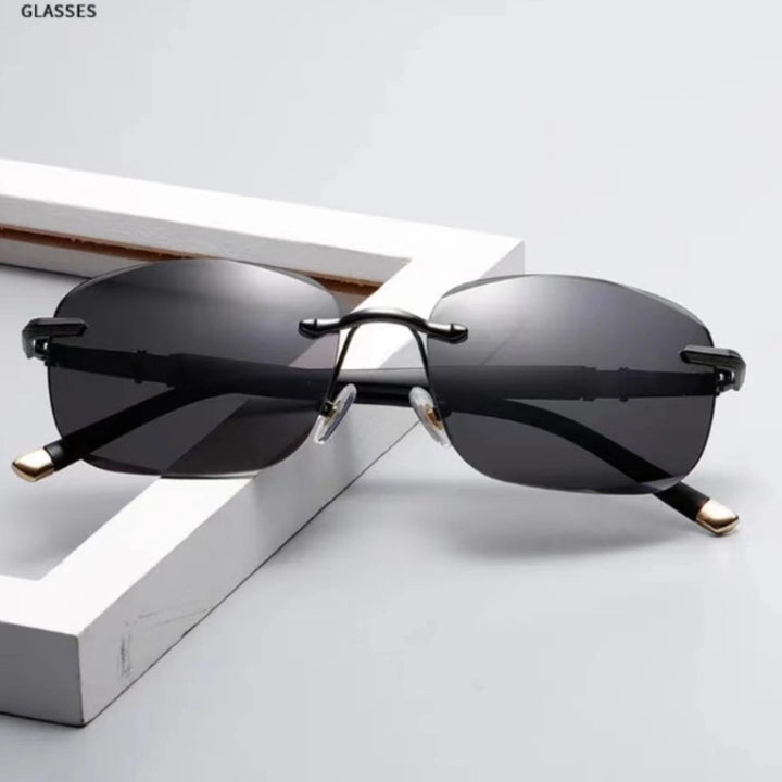 Damer Geometrisk Premium Solbrille med smal ramme Skanto