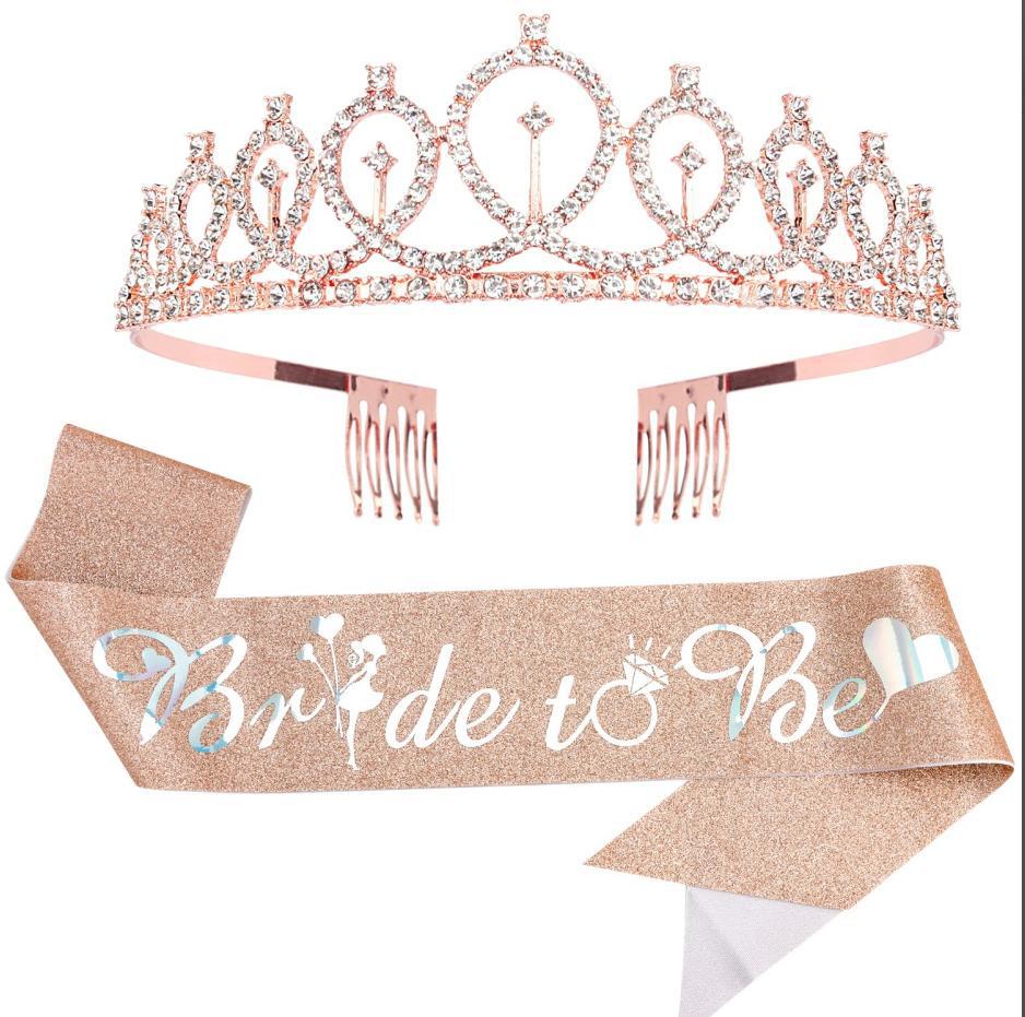 Dame Glitrende Tiara med elegant design Skanto