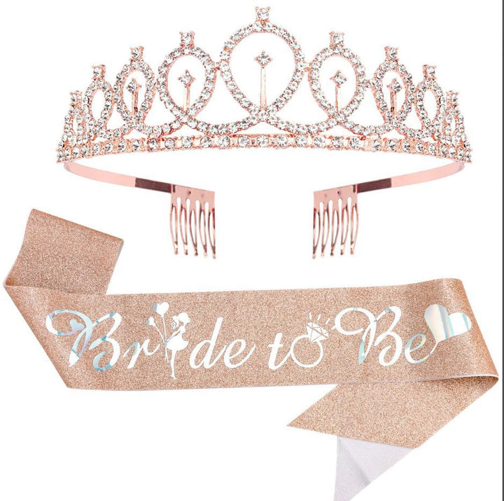 Dame Glitrende Tiara med elegant design Skanto