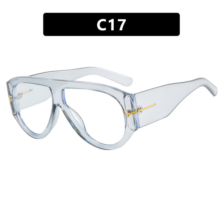 Dame Geometrisk Solbrille med moderne ramme og polariserte glass Skanto