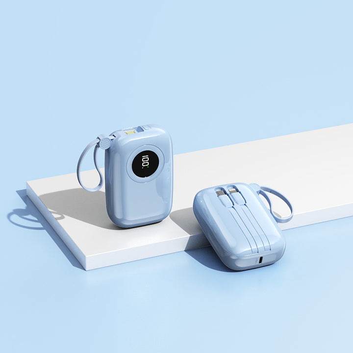 Multifunksjons Powerbank med Digitalt Display Skanto