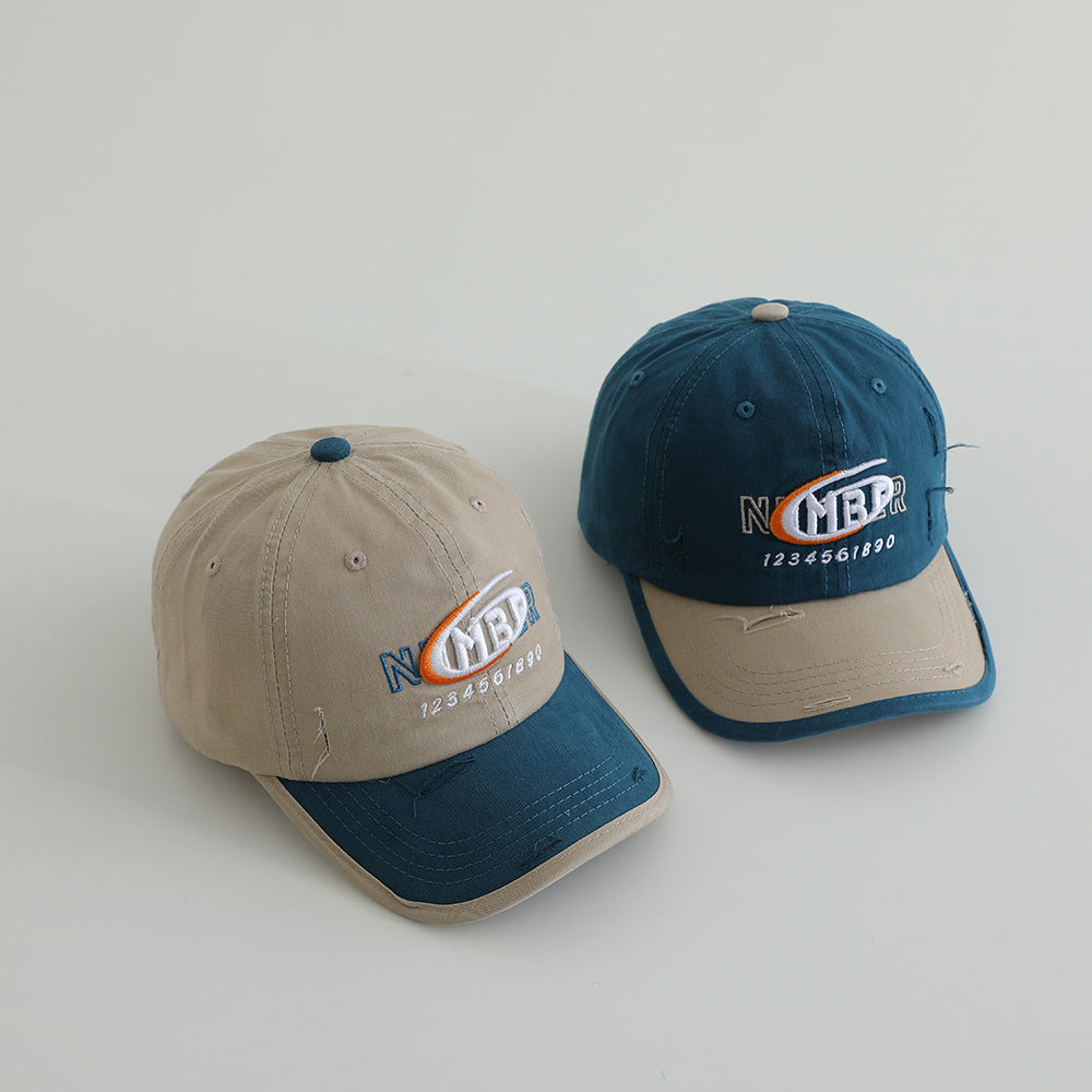 Herrebekymret Bomull Logo Baseball Caps Skanto