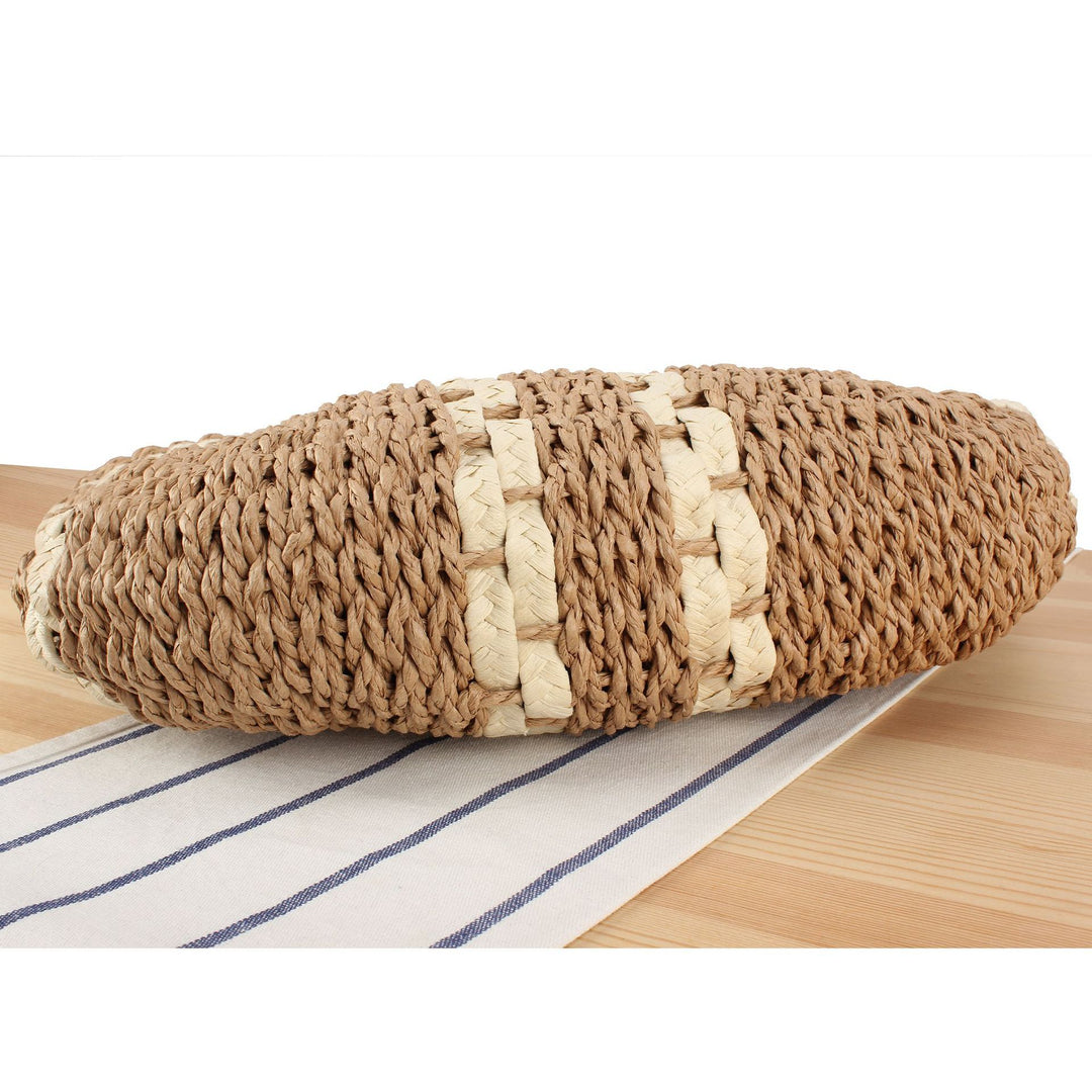 Handwoven Basket Bag with Braided Handle Skanto