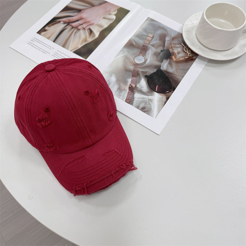 Herre Slitt Vintage-Stil Baseball Caps Skanto