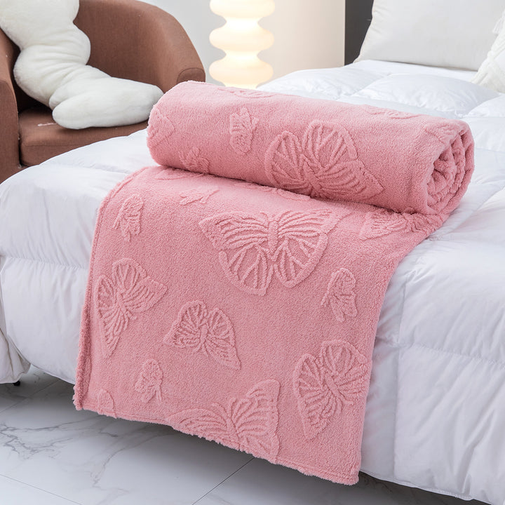 Dame Cozy blandingsvevde teppe Skanto