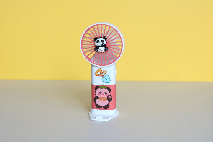 Unisex Bærbar Håndvifte i søtt Panda-design Skanto
