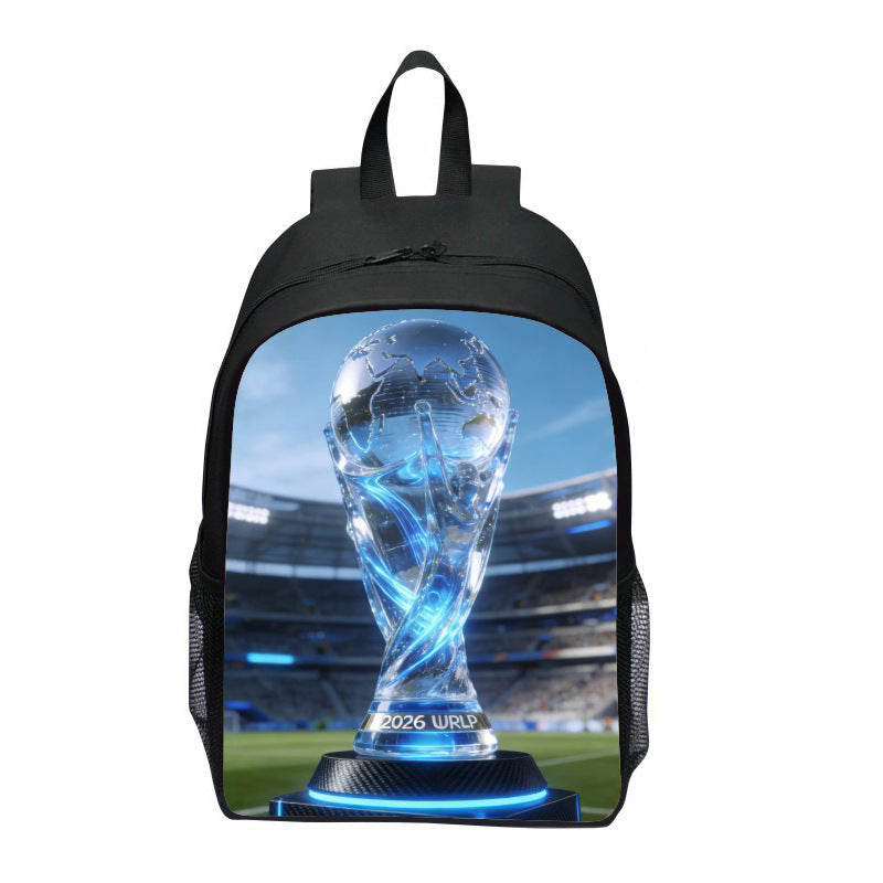 Ryggsekk med iøynefallende sportmotiv Skanto