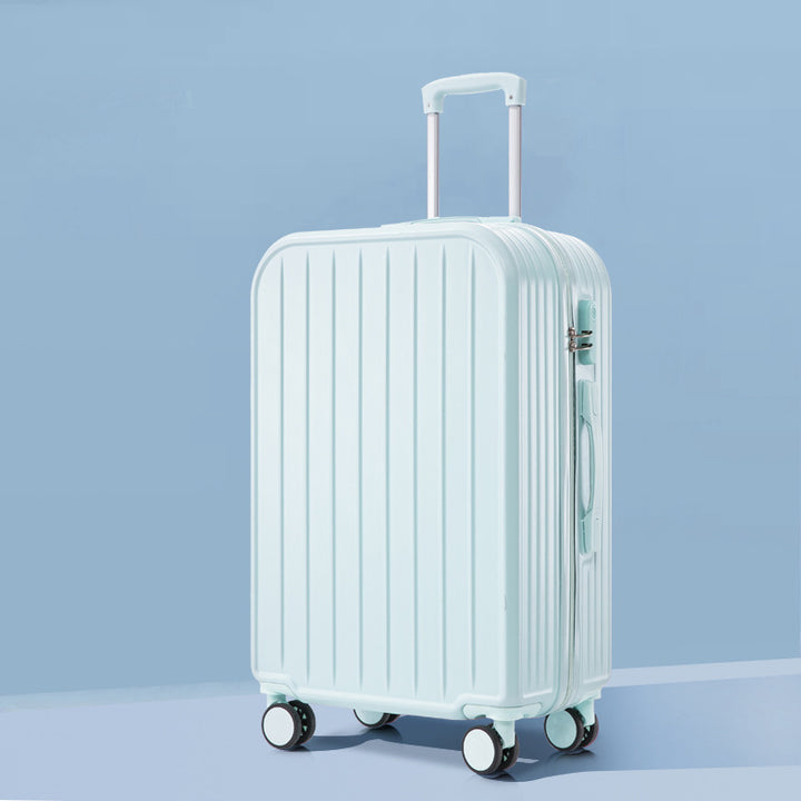 Unisex stilleggende rippled hard-shell koffert Skanto
