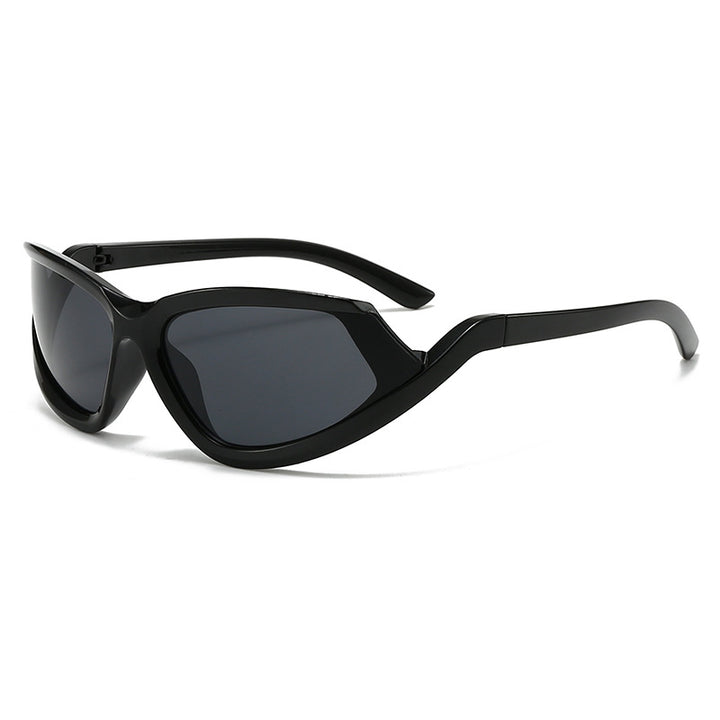 Dame futuristisk solbrille med aerodynamisk design Skanto