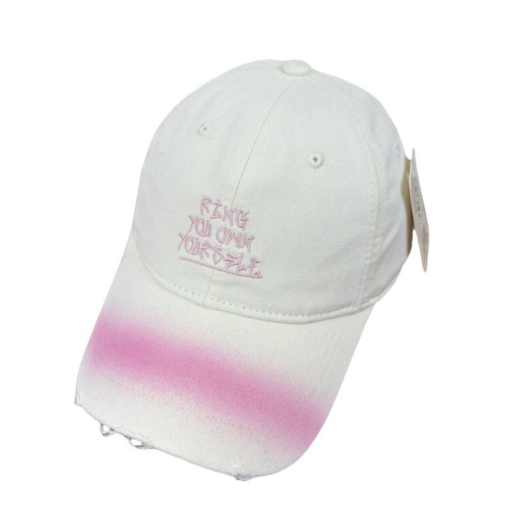 Kvinne's Slitt Motiverende Baseball Cap Skanto