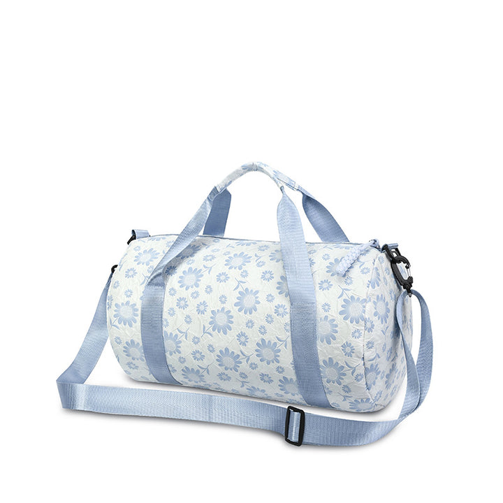 Sporty Duffel Bag with Floral Pattern Skanto