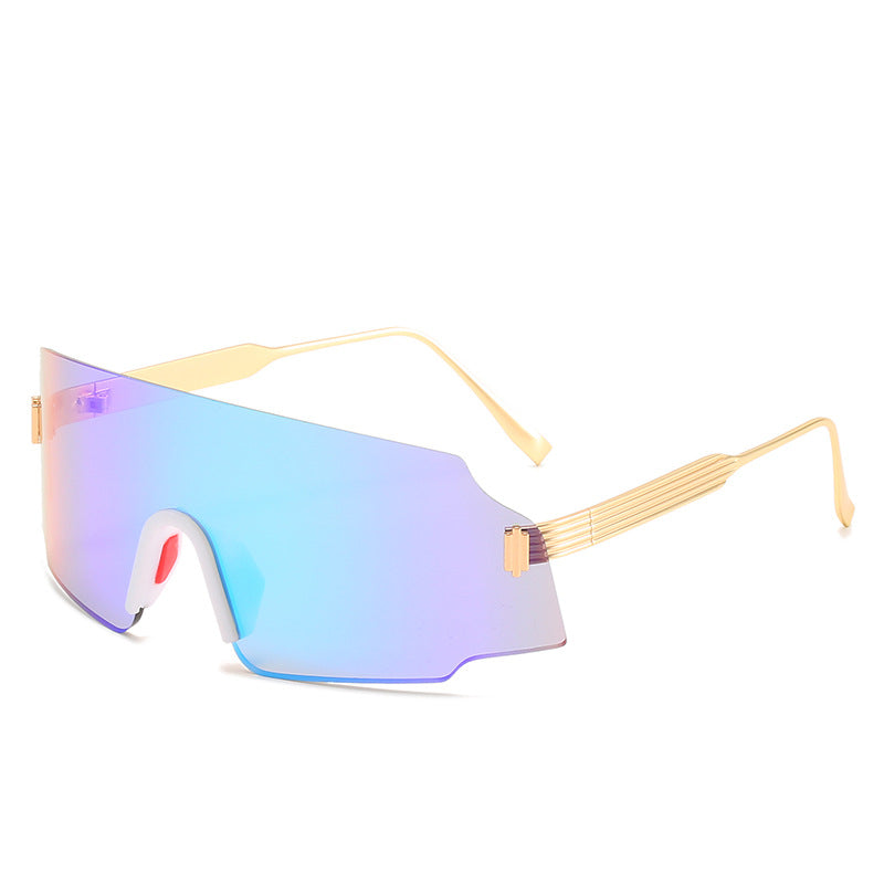 Dame sporty sikkerhets-solbrille med moderne, gjennomsiktig design Skanto