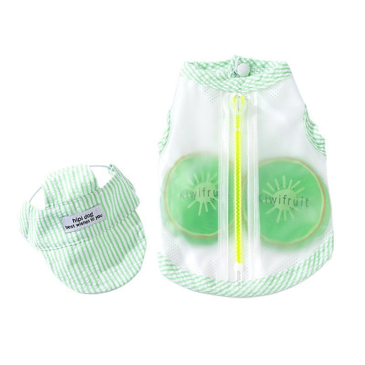 Women's playful swim top with ruffles and decorative button placket Skanto