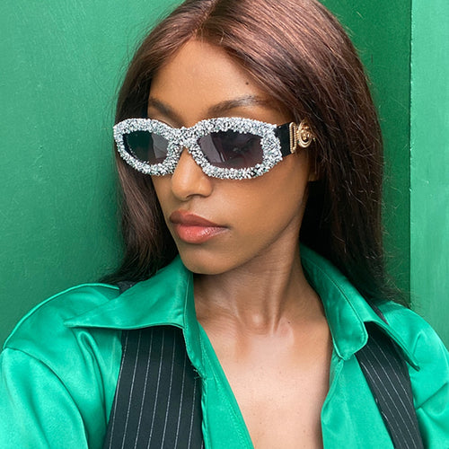 Dame Krystallprydet Solbrille Skanto