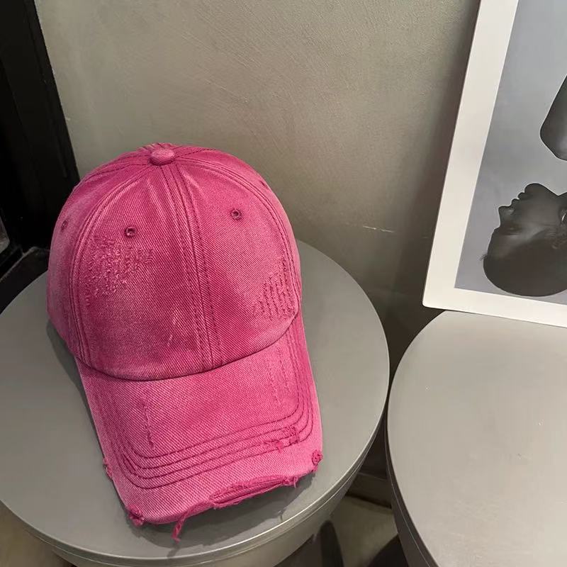 Kvinne Vintage-stil Slitt Baseball Caps Skanto