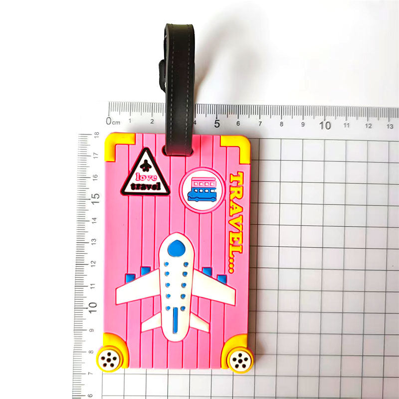 Unisex Bagasjelapp med kreativt reise-motiv Skanto